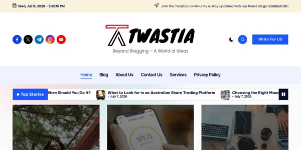 Guest posting on Twastia.com