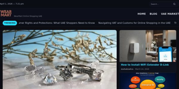 Link placement on Wearmart.ae