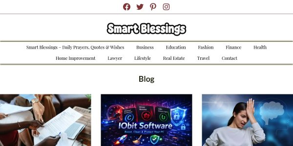 Link placement on Smartblessings.com