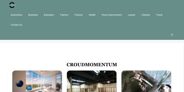 Link placement on Croudmomentum.com