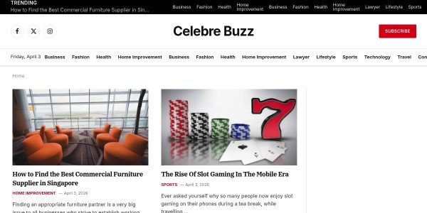 Link placement on Celebrebuzz.com