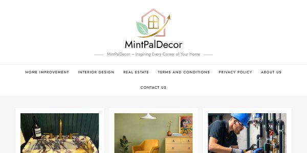 Link placement on Mintpaldecor.net