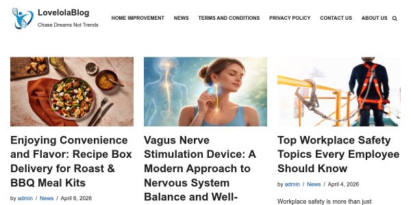Link placement on Lovelolablog.co.uk