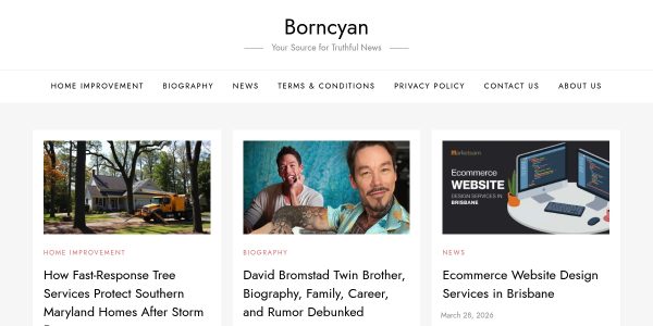 Link placement on Borncyan.com