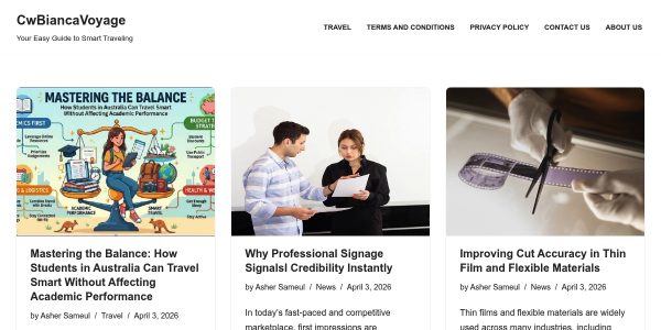 Link placement on Cwbiancavoyage.org
