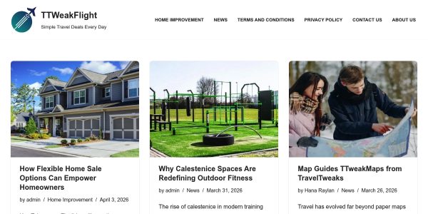 Link placement on Ttweakflight.org
