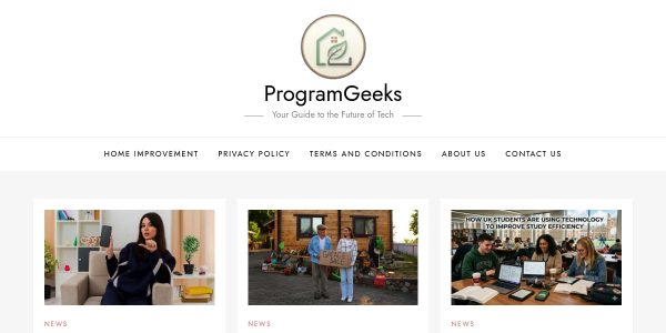 Link placement on Programgeeks.uk