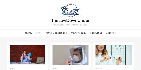 Link placement on Thelowdownunder.org