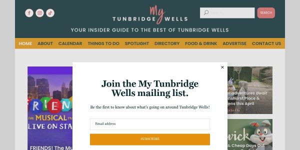 Link placement on Mytunbridgewells.com