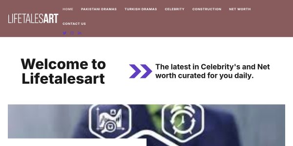 Link placement on Lifetalesart.com