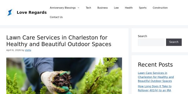 Link placement on Loveregards.com
