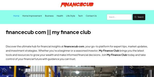 Link placement on Financecub.net