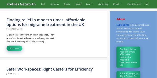 Link placement on Profilesnetworth.com