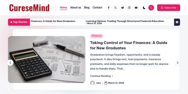 Link placement on Curesemind.com