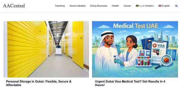 Link placement on Arabianauracentral.com