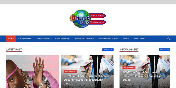 Link placement on Bharatflux.com