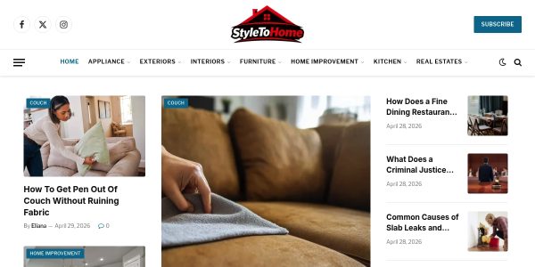 Link placement on Styletohome.com