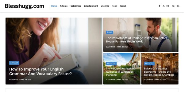 Link placement on Blesshugg.com