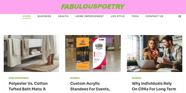 Guest posting on Fabulouspoetry.com
