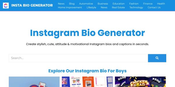 Guest posting on Instabiogenerator.in