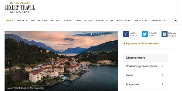 Guest posting on Luxurytravelmagazine.com