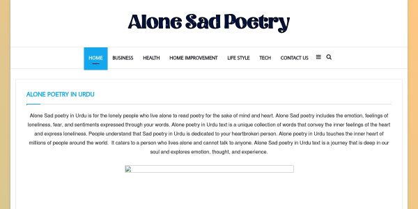 Guest posting on Alonesadpoetry.com