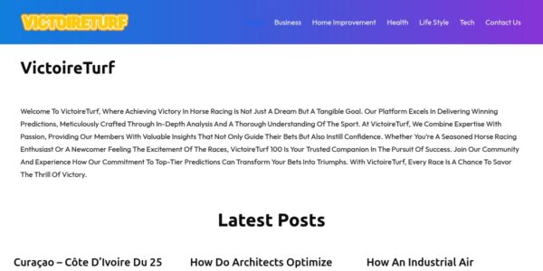 Guest posting on Victoireturf.org