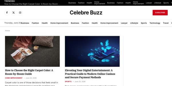 Guest posting on Celebrebuzz.com