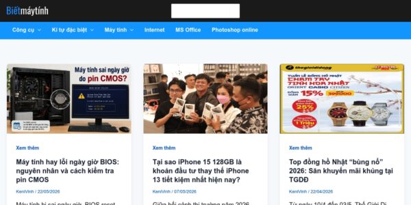 Guest posting on Bietmaytinh.com