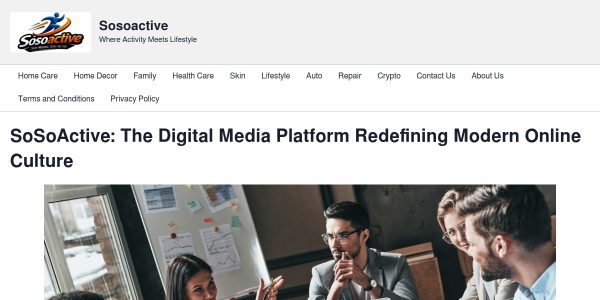 Guest posting on Sosoactive.net
