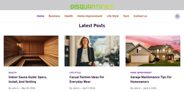 Guest posting on Disquantifiedorg.com