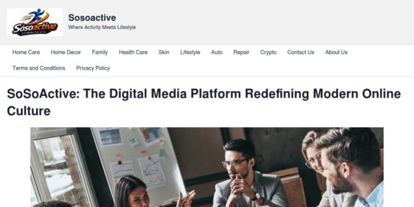 Guest posting on Sosoactive.net