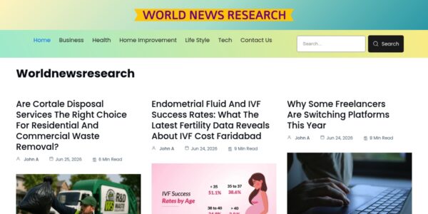 Guest posting on Worldnewsresearch.org