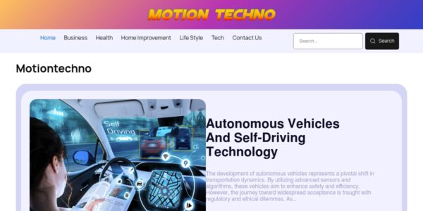 Guest posting on Motiontechno.org