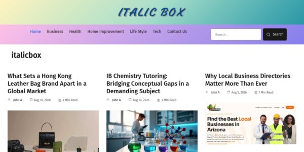 Guest posting on Italicbox.org